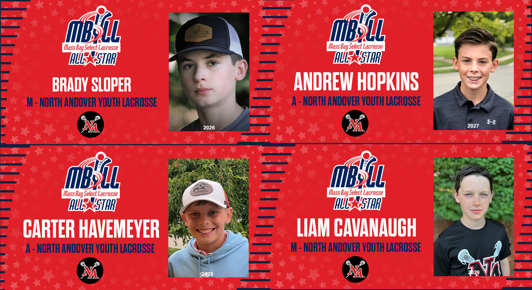 2022 SELECT NORTH ANDOVER LACROSSE ALL-STARS!